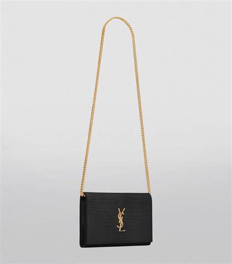 small monogram calfskin leather wallet on a chain ysl|Saint Laurent Cassandra Leather Wallet on a Chain .